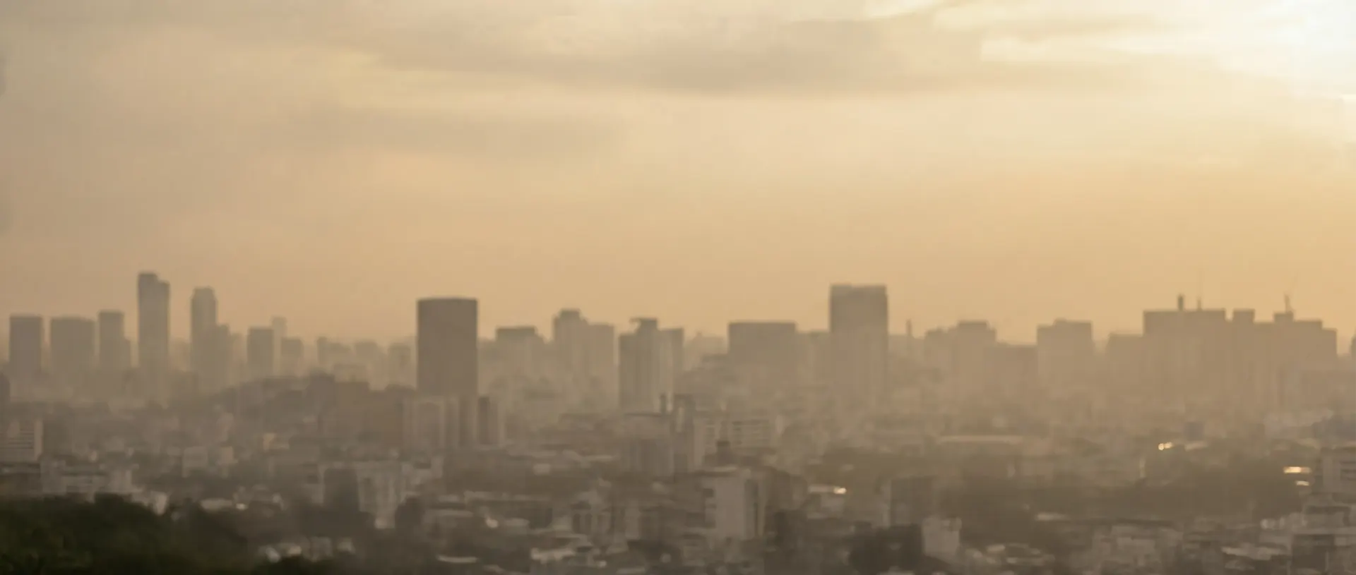 Nairobi skyline behind Cheval Riverside