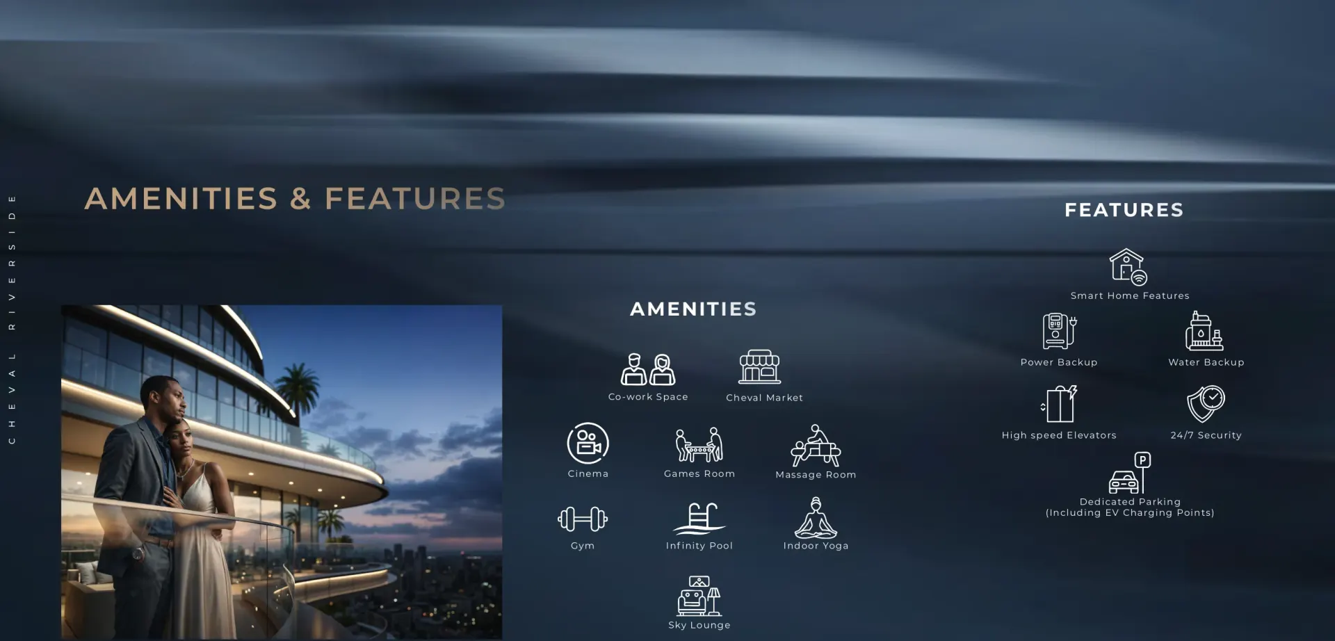 Cheval Riverside amenities overview