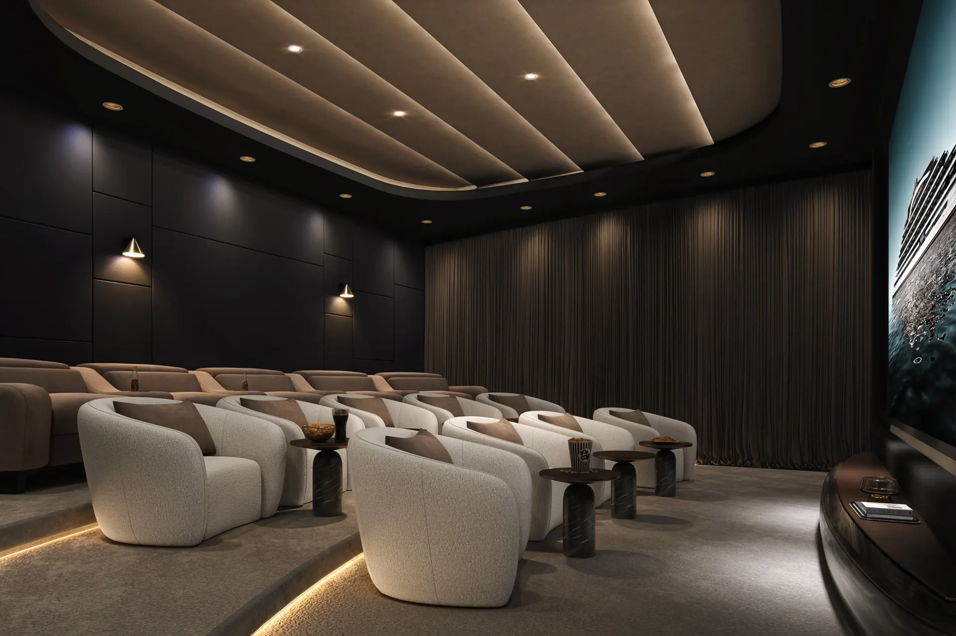 Private cinema at Cheval Riverside