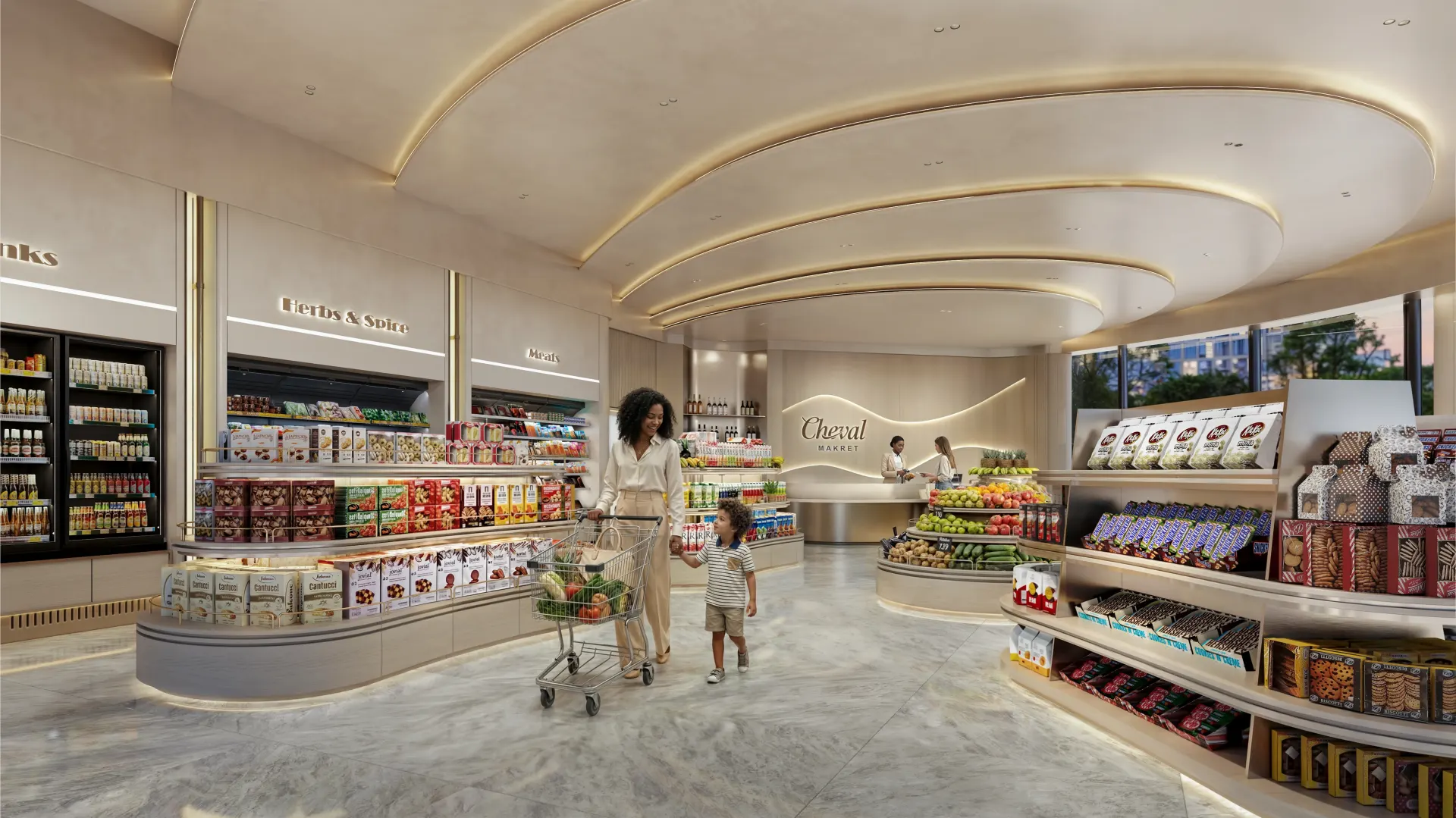 Convenience market at Cheval Riverside