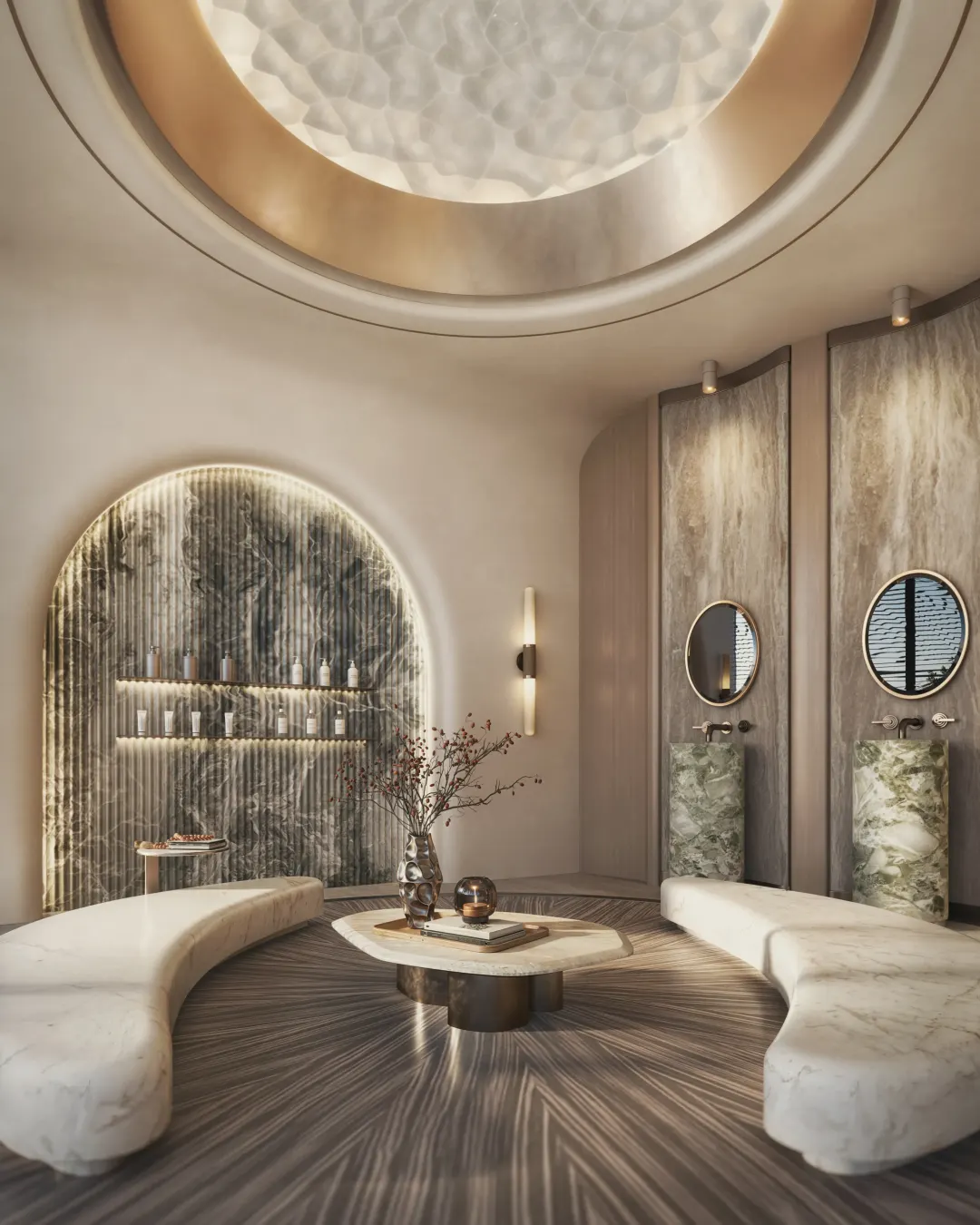 Sauna and steam room at Cheval Riverside